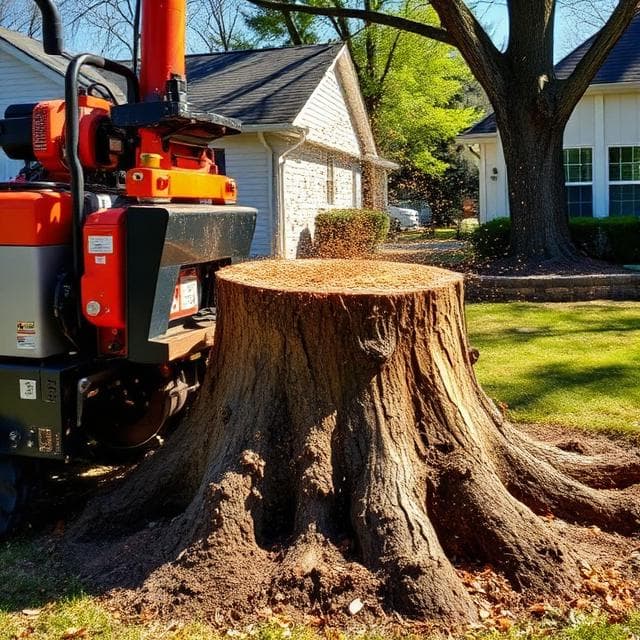Professional stump grinding service in Onondaga MI